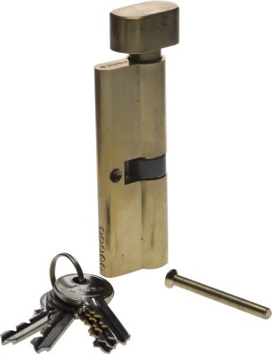 ЗУБР 90 мм, цвет латунь, 5-PIN, тип ключ-защелка, цилиндровый механизм (52103-90-1)