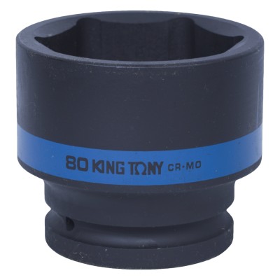 KING TONY Головка торцевая ударная шестигранная 1", 80 мм ( 853580M )