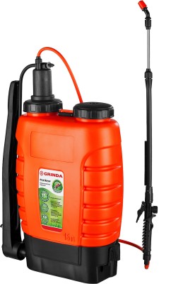 Опрыскиватель садовый GRINDA "Fine Spray", ранцевый, телескопический удлинитель, 15л,  ( 425216 )