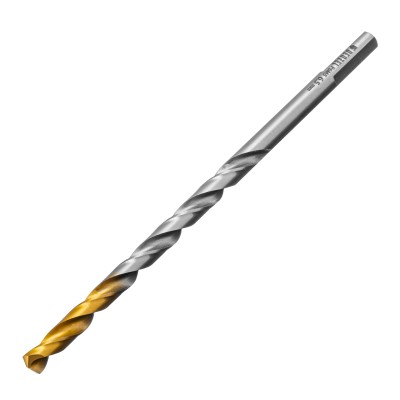 Сверло спиральное по металлу 6,5 х 148 мм, Р6М5, Golden Tip, удлиненное Denzel ( 718257 )