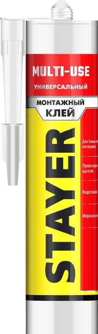 Клей монтажный STAYER Professional, универсальный, 280мл,  ( 41321 )