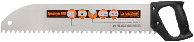 Ножовка по пенобетону "Дельта"(Премиум), закругленное полотно, усиленный зуб, шаг 16 мм, 550 мм ( 40700 )