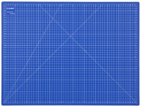 Коврик ЗУБР "ЭКСПЕРТ", непрорезаемый, 3мм, цвет синий, 600х450 мм,  ( 09901 )