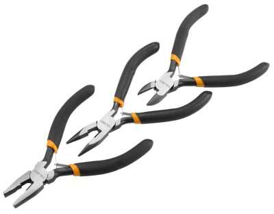 TOLSEN Набор пассатижей и бокорезы, мини, 3 предмета ( TT10038s )