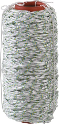 Фал плетёный капроновый СИБИН 16-прядный с капроновым сердечником, диаметр 6 мм, бухта 100 м, 650 кгс,  ( 50220-06 )
