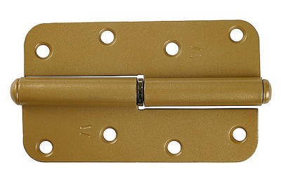 Петля накладная стальная "ПН-110", цвет белый, левая, 110мм  ,  ( 37651-110L )