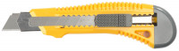 Нож STAYER "STANDARD" с выдвижным сегмент. лезвием, пластмасс. упроч.,18мм,  ( 0913 )