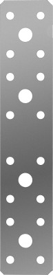 Крепежная пластина 180x35 x 2мм, КП-2.0 ЗУБР, ( 310236-180-35 )