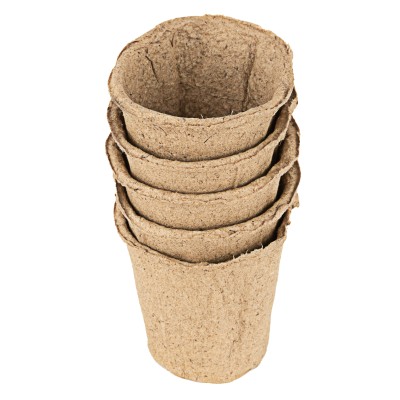 Горшочек для рассады 60 х 60 мм, торфяной, 5 шт. Россия ( 64366 )