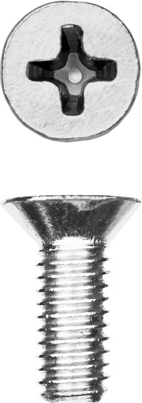 Винт DIN 965, M6 x 16 мм, 9 шт, кл. пр. 4.8, оцинкованный, ЗУБР,  ( 303116-06-016 )