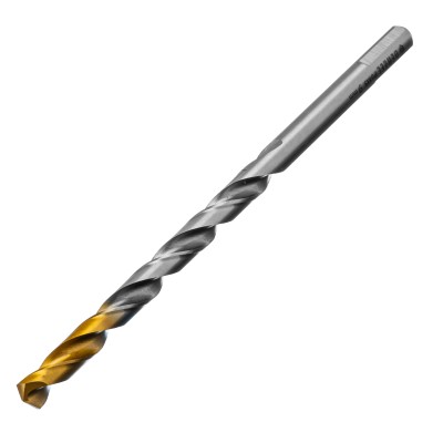 Сверло спиральное по металлу 9 х 175 мм, Р6М5, Golden Tip, удлиненное Denzel ( 718262 )