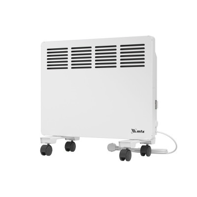 Конвектор электрический КМ-1000.1, 230 В, 1000 Вт, X-образный нагреватель, колеса, термостат // MTX ( 98124 )