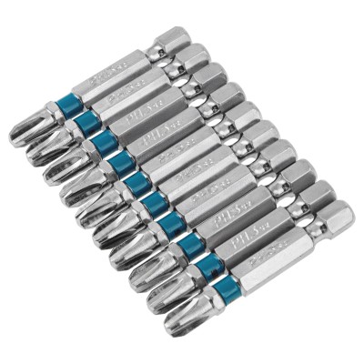 Набор бит РН3 х 50, сталь S2, 10 шт Gross, ( 11336 )