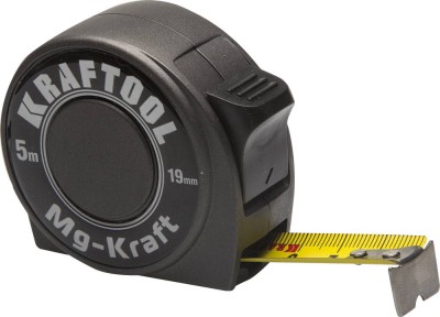 KRAFTOOL MG-Kraft  5м / 19мм  ударопрочная профессиональная рулетка в металлическом корпусе,  ( 34129-05-19 )