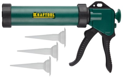 Пистолет для герметика KRAFTOOL "KraftSeal" 06677, закрытый, 320мл,  ( 06677_z01 )