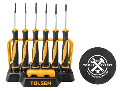TOLSEN Набор прецизионных отверток "GRIPro", 8 предметов ( TT20193 )