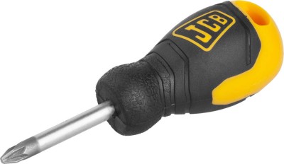 Отвертка JCB, хромомолибденовая сталь S2, двухкомпонентная рукоятка, магнитный наконечник, PZ №2х40мм ,  ( JSD006 )