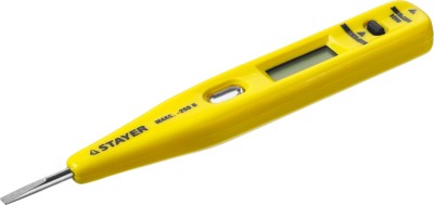Тестер напряжения STAYER "MASTER" цифровой со световым индикатором, 12-220В, 125мм,  ( 45290 )