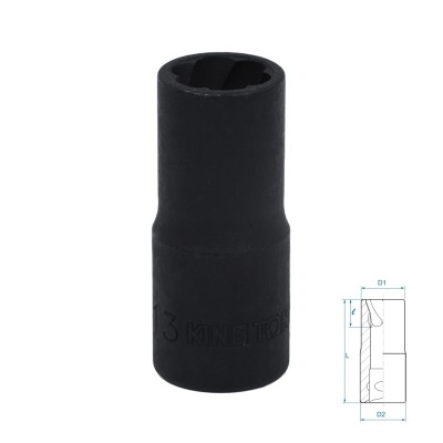 KING TONY Головка для поврежденного крепежа 1/2", 13 мм ( 9TD403-13M )