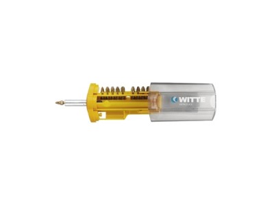 Набор бит PROBIT-BOX Желтый BITFLEX TIN PH/PZ+адаптер х11 шт, WITTE, ( 277812000 )