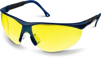 ЗУБР ПРОГРЕСС, открытого типа, жёлтые, линза устойчива к царапинам и запотеванию, защитные очки, Профессионал (110321)