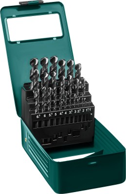 KRAFTOOL HSS-G 25шт(1-13мм), Набор сверл по металлу HSS-G, сталь М2(S6-5-2) ( 29651-H25 )