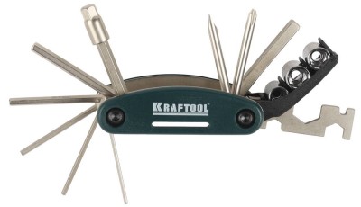 Набор "EXPERT" для обслуживания велосипеда, KRAFTOOL 26182-H16, 16-в-1,  ( 26182-H16 )
