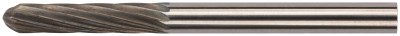 Шарошка карбидная Профи, штифт 3 мм (мини), цилиндрическая с закруглением ( 36582 )