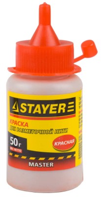 Краска STAYER для разметочных шнуров, красная, 50г,  ( 0640-2_z01 )