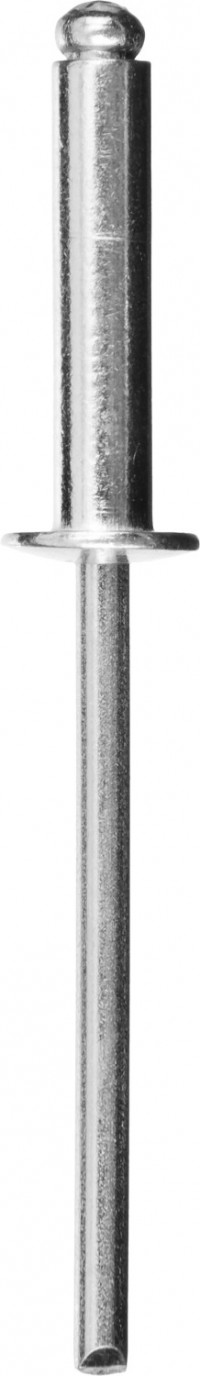 Заклепки алюминиевые, 4,0х12мм, 30шт, ЗУБР,  ( 31300-40-12 )