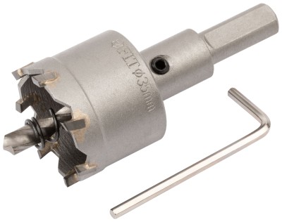 Коронка кольцевая с карбидными вставками Профи (для отверстий в нержавеющей стали) 35 мм ( 36835 )