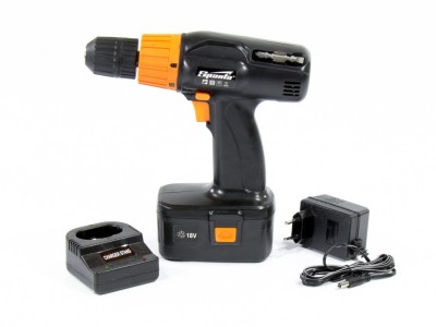 Аккумуляторная дрель-шуруповерт 18 В, 0-550 об/мин, 1 аккумулятор Sparta, ( 94811 )