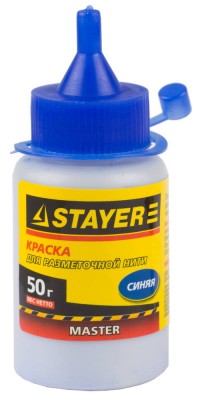 Краска STAYER для разметочных шнуров, синяя, 50г ,  ( 0640-1_z01 )