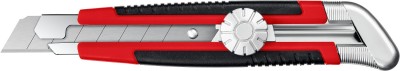 MIRAX сегмент. лезвия 18 мм, Нож обрезиненный с винтовым фиксатором (09128)