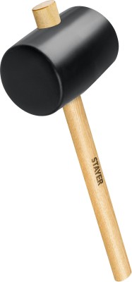 Киянка STAYER резиновая черная с деревянной ручкой, 1130г,  ( 20505-100 )