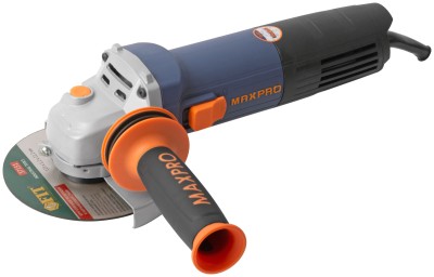MAX-PRO Шлифмашина угловая 1200 Вт; 11500 об/мин; быстрозажимной кожух 125 мм; антивибрационная ручка; дополнительные щетки; 2,2 кг; кор. ( 85134 )