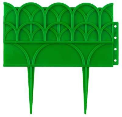 Бордюр декоративный GRINDA для цветников, 14х310см, зеленый ,  ( 422223-G )