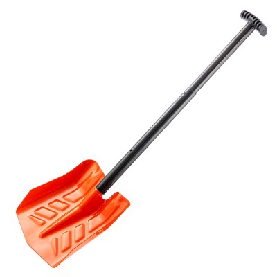 Лопата для уборки снега стальная, 260х290х660-870 мм, стальной телескоп. черенок, Россия, Сибртех ( 61635 )
