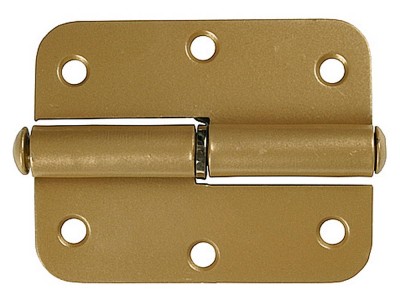 Петля накладная стальная "ПН-85", цвет белый, левая, 85мм,  ( 37641-85L )