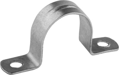 Скобы СВЕТОЗАР металлические D25мм, двухлапковые, для крепления металлорукава d=20мм, 50шт,  ( 60212-20-50 )