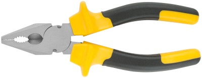 Плоскогубцы комбинированные "Старт" черно-желтые прорезиненные ручки, хром-никелевое покрытие 165 мм ( 49954 )