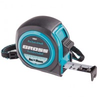Рулетка Komfortabel 5 м х 19 мм, обрезиненный корпус Gross, ( 32561 )