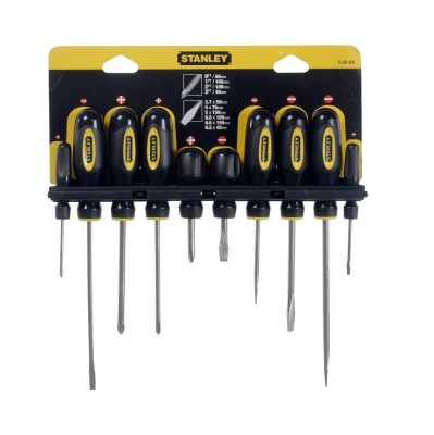 Набор отверток PH-PZ-SL, 38 - 150 мм, STANLEY, ( 0-60-100 )