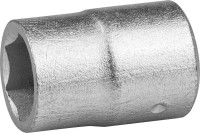 Головка торцовая НИЗ (1/2"), 40Х, шестигранная, оцинкованная, 17мм ,  ( 2772-17 )