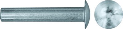 Заклепки стальные с грибовидной головкой 6,0 х 33 100шт Фасовка ( 23789-0 )