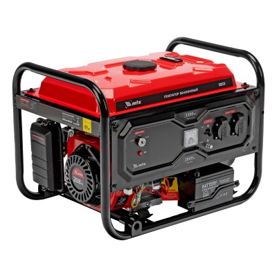 Генератор бензиновый RS-4000E, 3,3 кВт, 230В, электростартер MTX ( 946125 )