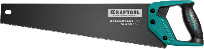 Ножовка для точного реза "Alligator BLACK", 450 мм, 11 TPI 3D зуб, KRAFTOOL ( 15205-45 )