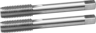 Метчики ЗУБР "ЭКСПЕРТ" машинно-ручные, комплектные для нарезания метрической резьбы в сквозных отверстиях, М14х2,0, 2шт ,  ( 4-28007-14-2.0-H2 )