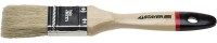 Кисть плоская STAYER "UNIVERSAL-EURO", светлая натуральная щетина, деревянная ручка, 38мм,  ( 0102-038 )