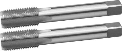 Метчики ЗУБР "ЭКСПЕРТ" машинно-ручные, комплектные для нарезания метрической резьбы в сквозных отверстиях, М16х2,0, 2шт ,  ( 4-28007-16-2.0-H2 )